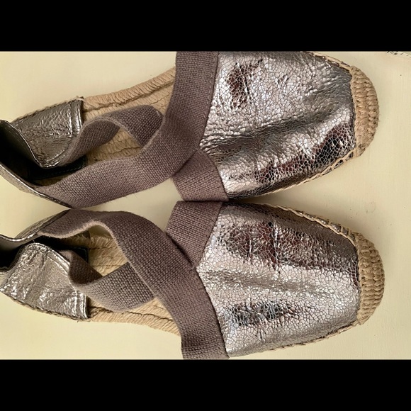 Tory Burch Silver metallic Espadrilles - Picture 3 of 6
